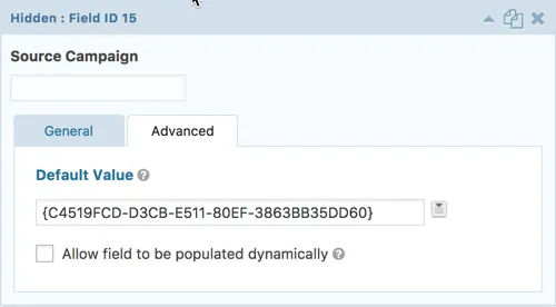 WordPress to Dynamics CRM Source Campaign Field