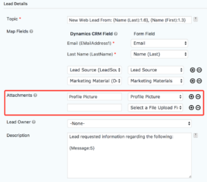 Create Attachments in Dynamics CRM / Dynamics 365 from WordPress